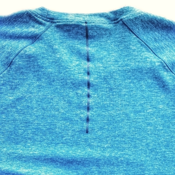 Lululemon \ Men's Surge Warm LS T Shirt /Large / Heathered Pewter Blue - Picture 7 of 8